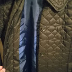 T Tahari quilted coat size small