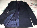 New Vintage 90s Ladies Designer Wool Suit * Silk Lined *