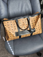 MCM duffle bag tan
