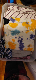 Tote of woman's 2-3x clothing