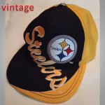 VINTAGE Pittsburgh Steelers cap/ hat snapback Team NFL Logo 7 Inc.