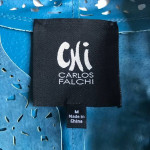NEW CARLOS FALCHI 100% genuine leather jacket NWT size M Women's