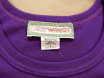 NWOT Women's Tank Top with Purple Hibiscus Applique - Perfect for Summ