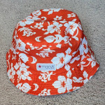 NEW SF Giants orange & white Hawaiian hibiscus flower bucket hat