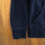Lacoste Crocodile hoodie navy stripe pullover