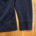 Lacoste Crocodile hoodie navy stripe pullover