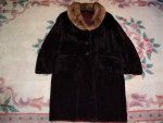 Vintage Muskrat & Mink Fur Coat * Beautiful!