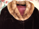 Vintage Muskrat & Mink Fur Coat * Beautiful!