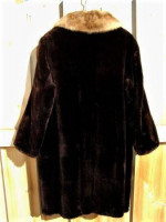 Vintage Muskrat & Mink Fur Coat * Beautiful!
