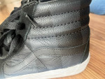 Vans leather hi tops size 7