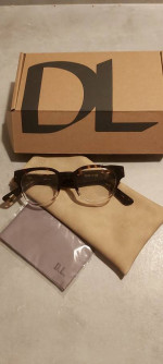 DL Eyeware Mackenzie Glasses, Honey Tort