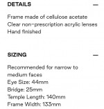 DL Eyeware Mackenzie Glasses, Honey Tort