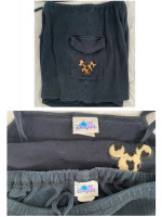 2 pc disney disneyland womens Mickey tank top + shorts set