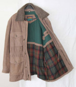 Men's vintage PIONEER WEAR suede/leather coat (LARGE)