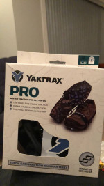 YakTrax Pro slip on shoe cleats