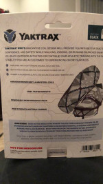 YakTrax Pro slip on shoe cleats