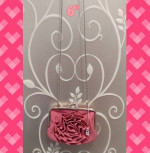 PRECIOUS PINK FLOWER PURSE (READ)