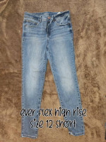 A Lot of size 8, 10 and 12 women's Jeans