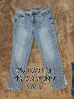 A Lot of size 8, 10 and 12 women's Jeans