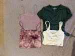 Name brand qty 4 Teen Shirts XS/S