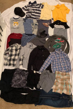 Boys 5T Clothes Lot Pants Shorts Shirts Hoodie!