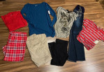 ALL brand new 8 pc MATERNITY lot. Size LARGE