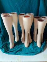 MANNEQUIN / LOT of 9 SHOE & SOCK FORM DISPLAYS