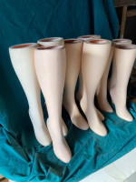 MANNEQUIN / LOT of 9 SHOE & SOCK FORM DISPLAYS