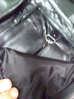Black Leather Shoulder Bag