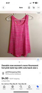 Assorted Women’s tank tops