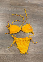 SHEIN Mustard Yellow Bikini Small