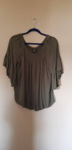 a.n.a Olive bell sleeve Off or on Shoulder bell sleeve Boho Peasant To