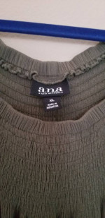 a.n.a Olive bell sleeve Off or on Shoulder bell sleeve Boho Peasant To