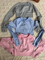 3 gym tops (xs-xxs), sold together
