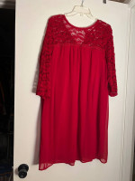Red dress