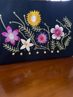 Embroidered purse