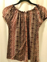 💲⬇️! 2 Boho Peasant Tops Autumn Colors