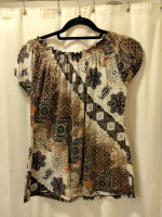 💲⬇️! 2 Boho Peasant Tops Autumn Colors
