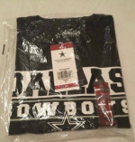 Dallas Cowboys S20 Zane Tee Shirt Mens XL Navy Blue Nwt 100% Cotton.32’ length