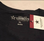 Dallas Cowboys S20 Zane Tee Shirt Mens XL Navy Blue Nwt 100% Cotton.32’ length