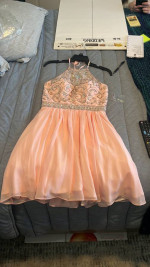 Salmon-Pink Brand new Formal Dress