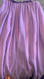 Purple Off-The-Shoulder Prom Dress