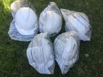 MSA Construction Hard Hats - (5) new + (1) used