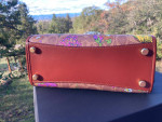 COACH Sammy Top Handle Floral Monogram Purse New in Box!
