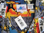 Mickey Mouse SORCERER Art Animation Disneyland XL Mens Aloha Shirt NWT