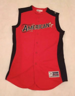 2019 MLB All-Star game American League Majestic Cool Base Size 40 sleeveless red