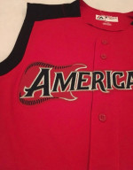2019 MLB All-Star game American League Majestic Cool Base Size 40 sleeveless red