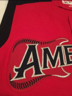 2019 MLB All-Star game American League Majestic Cool Base Size 40 sleeveless red