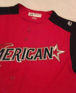 2019 MLB All-Star game American League Majestic Cool Base Size 40 sleeveless red