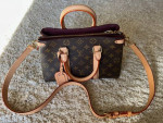 LOUIS VUITTON Authentic Monogram Soufflot BB Gold Purse